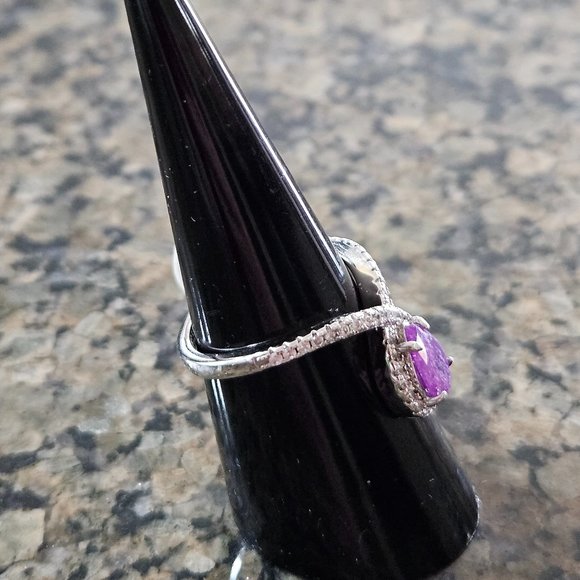 Bomb Party RBP2189 "Girl Boss Unicorn" Lavender Ice Crystal Sz 6 - Picture 3 of 5